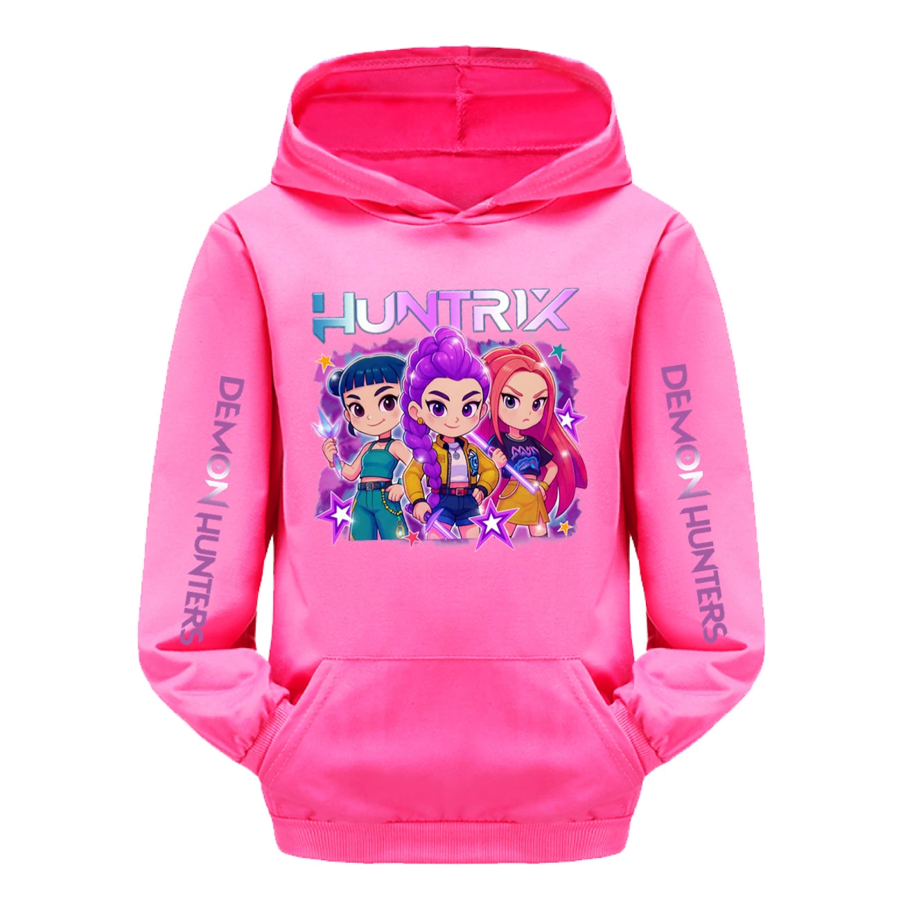 Kids’ Hoodie & Jogger Set — 5051 Collection C, Style 11 · Rose