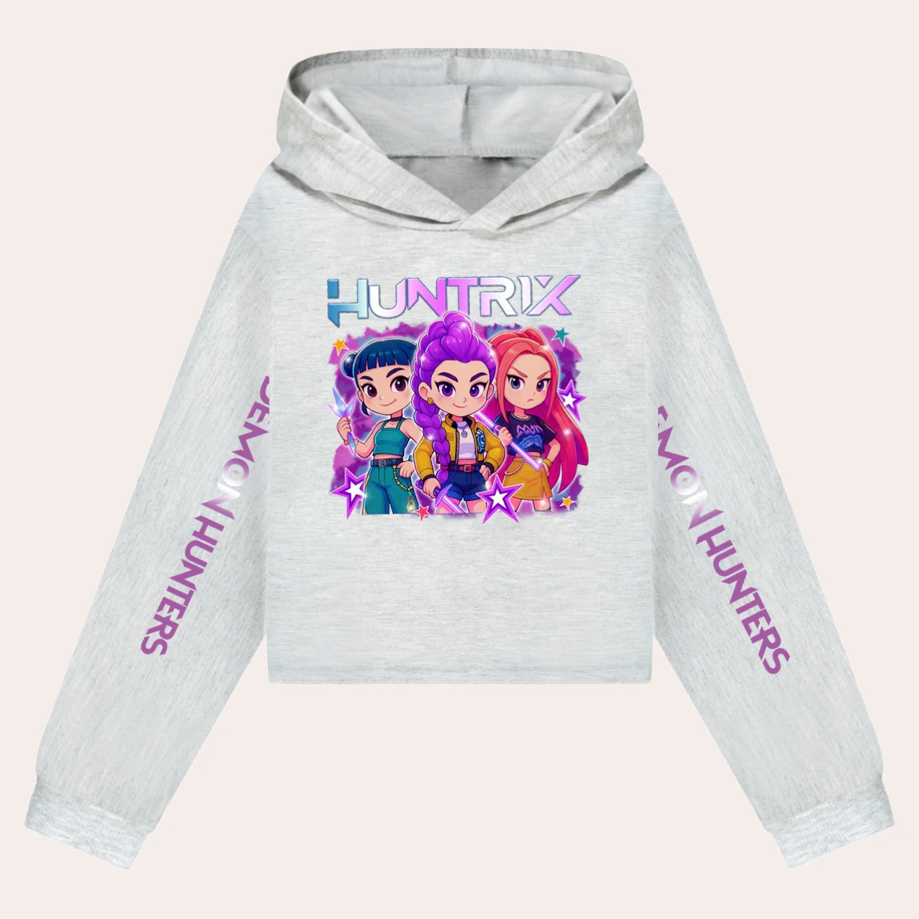 Girls’ Cropped Sweatshirt Set — 5051 Collection B product view