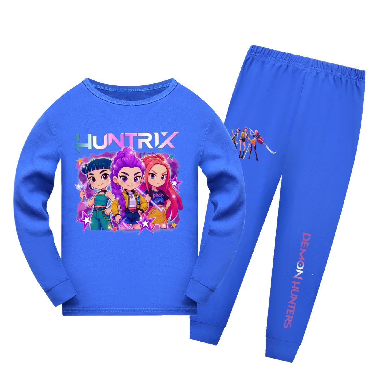 Kids’ Long-Sleeve Lounge Set — 5051 Edition, Style 04 · Set · Deep Blue