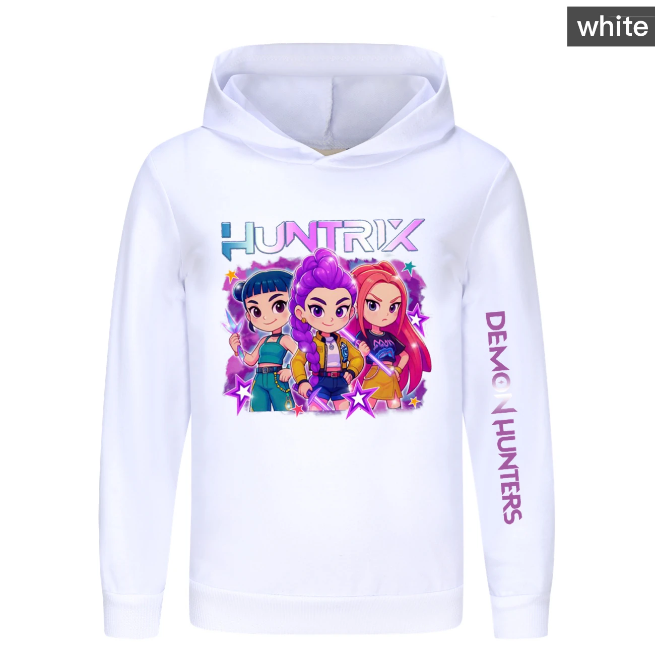 Kids’ Hoodie & Jogger Set — 5051 Collection A, Style 09 · White