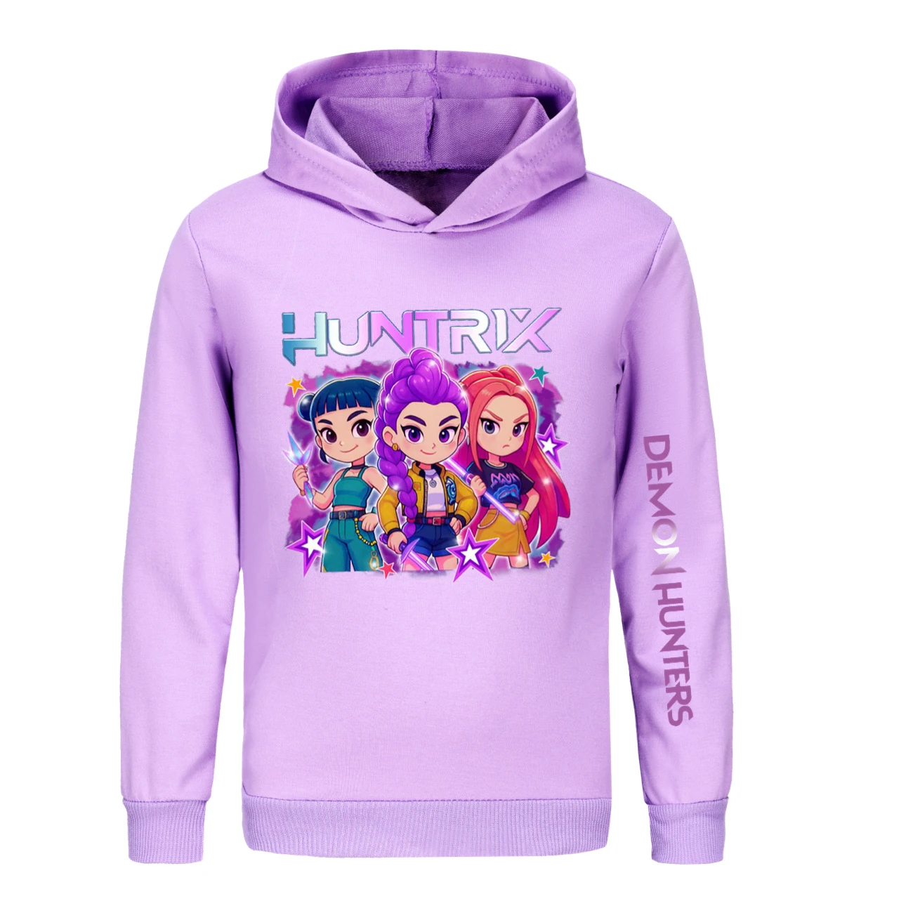 Kids’ Hoodie & Jogger Set — 5051 Collection A, Style 11 · Purple