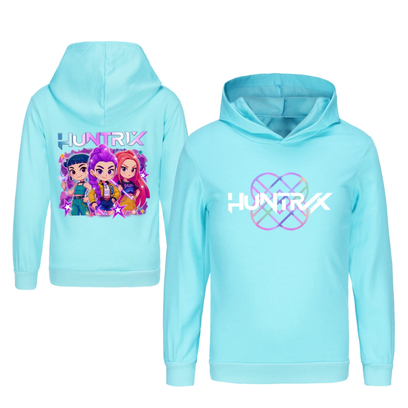 Kids’ Two-Sided Sweatshirt Set — 5051 Edition, Style 01 · Light Blue