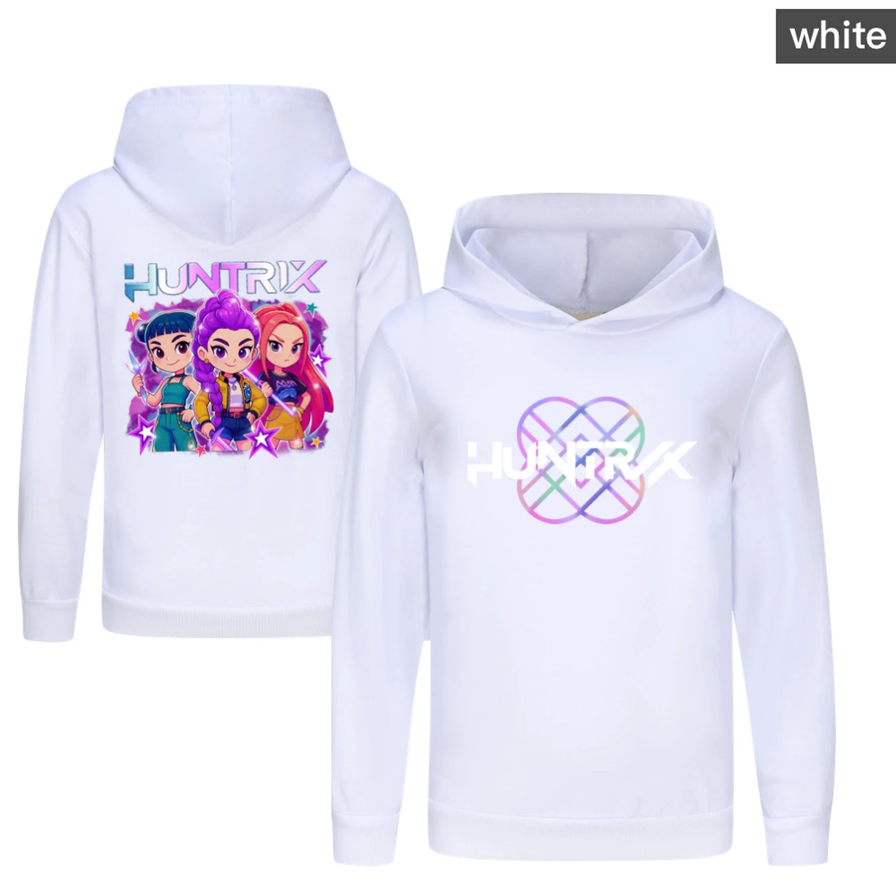 Kids’ Two-Sided Sweatshirt Set — 5051 Edition, Style 05 · White