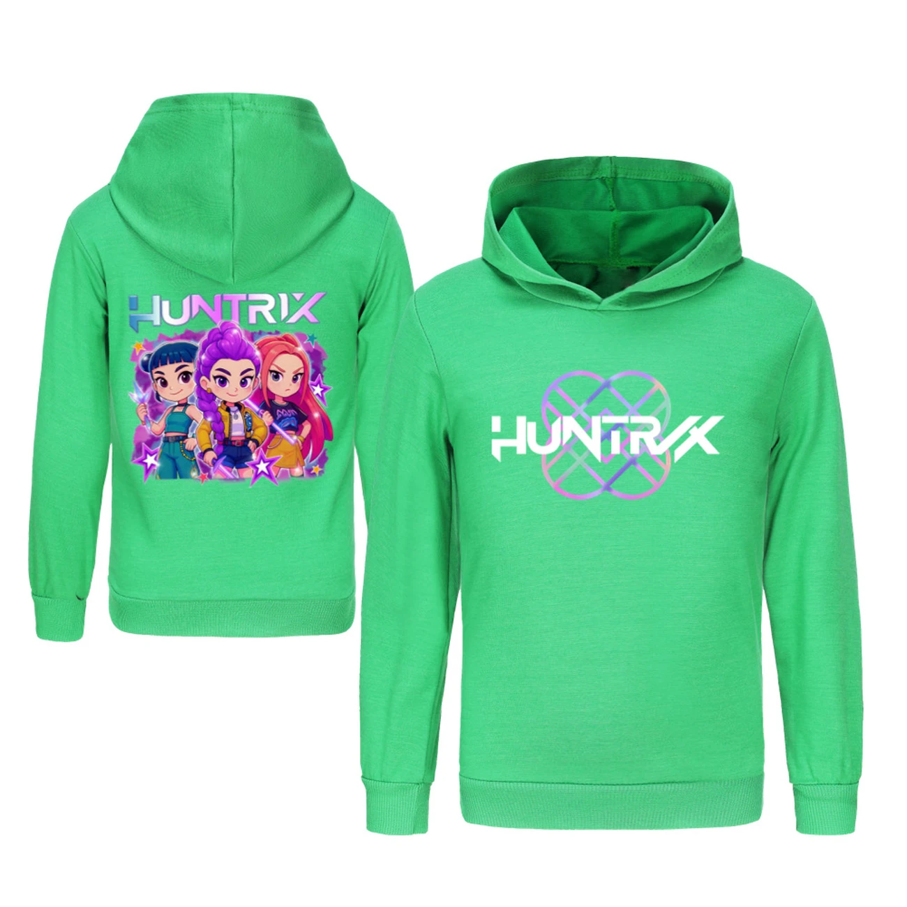 Kids’ Two-Sided Sweatshirt Set — 5051 Edition, Style 07 · Green