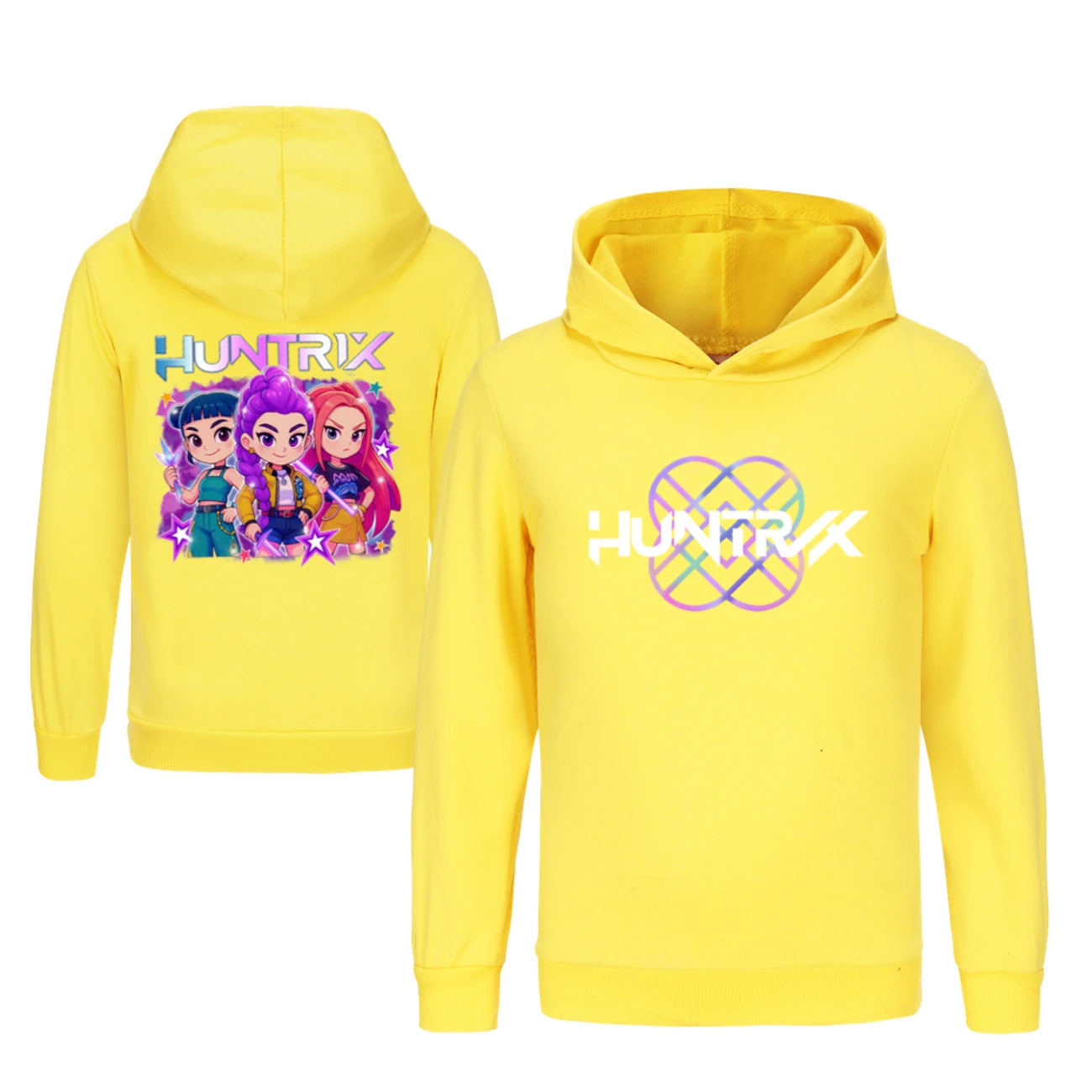 Kids’ Two-Sided Sweatshirt Set — 5051 Edition, Style 12 · Yellow