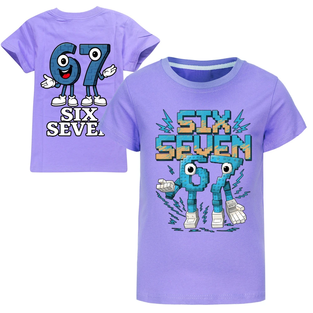Two-Sided Graphic Tee & Hoodie Collection — 5196, Style 04 · Purple