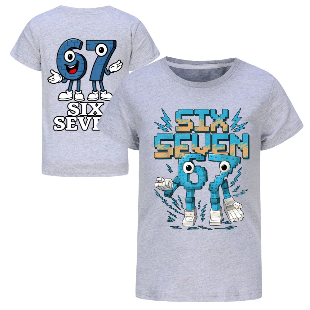 Two-Sided Graphic Tee & Hoodie Collection — 5196, Style 05 · Grey