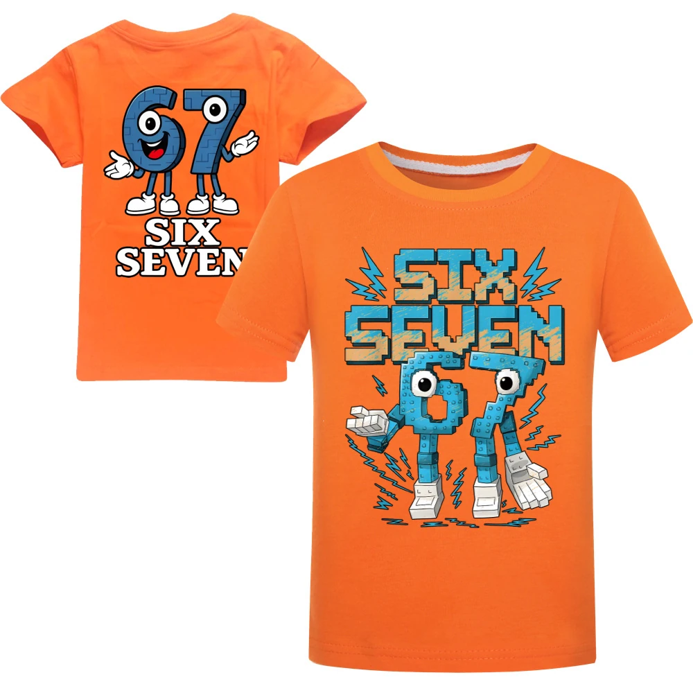 Two-Sided Graphic Tee & Hoodie Collection — 5196, Style 13 · Orange