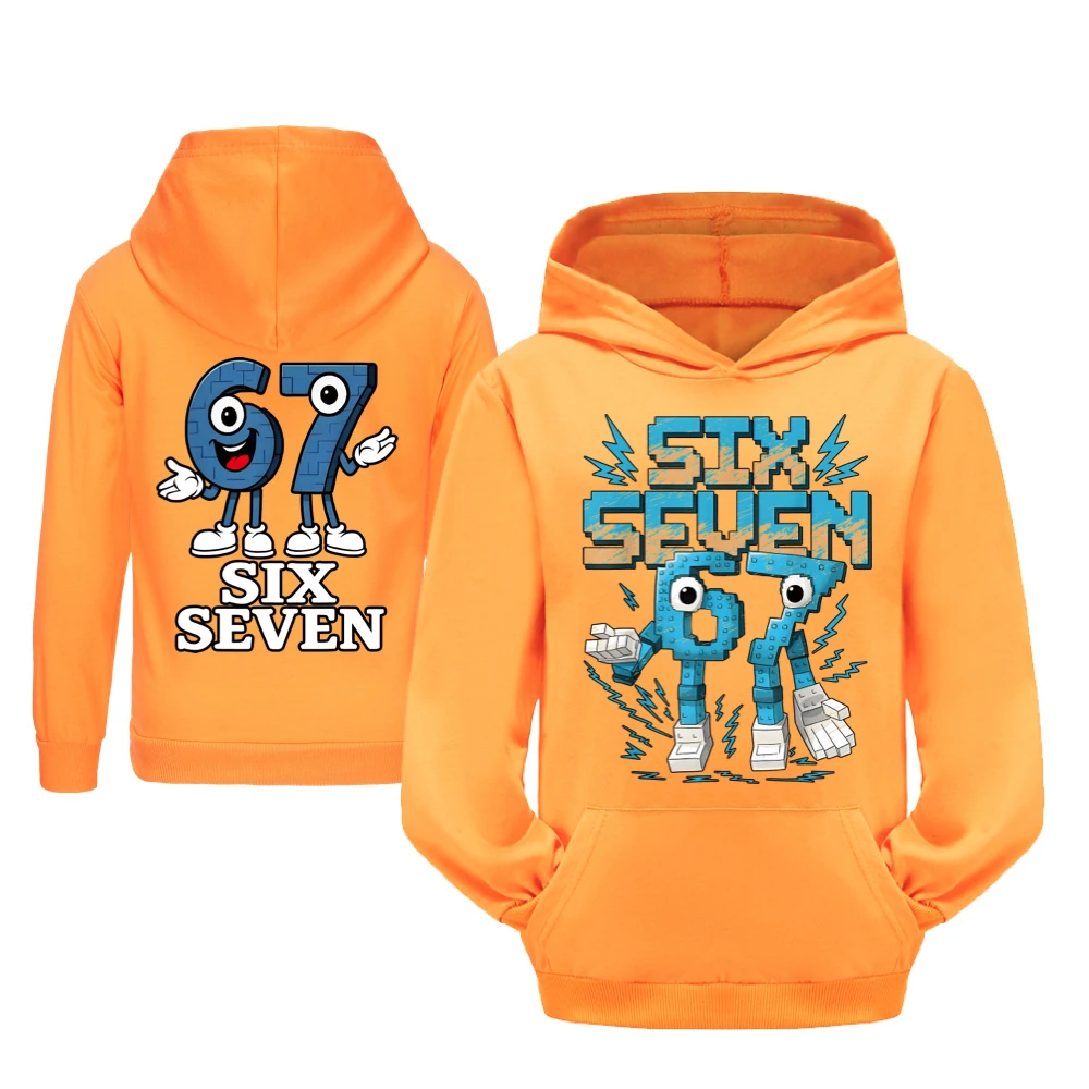 Two-Sided Graphic Tee & Hoodie Collection — 5196, Style 32 · Orange