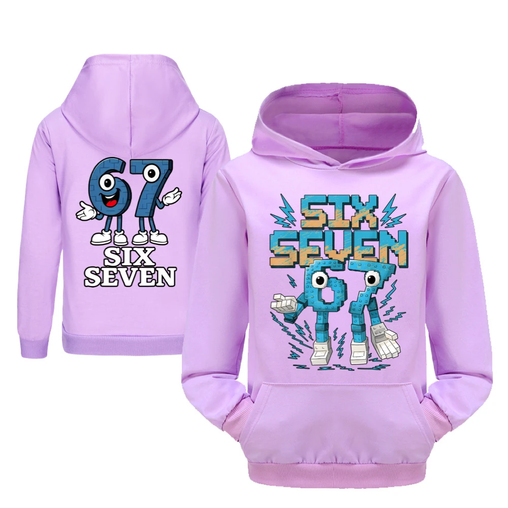 Two-Sided Graphic Tee & Hoodie Collection — 5196, Style 38 · Purple