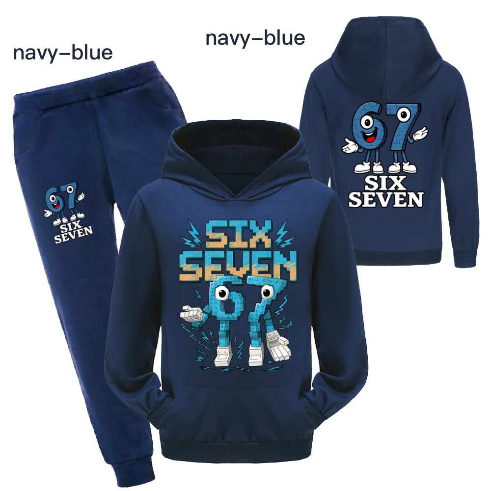 Two-Sided Graphic Tee & Hoodie Collection — 5196, Style 41 · Set · Royal Blue
