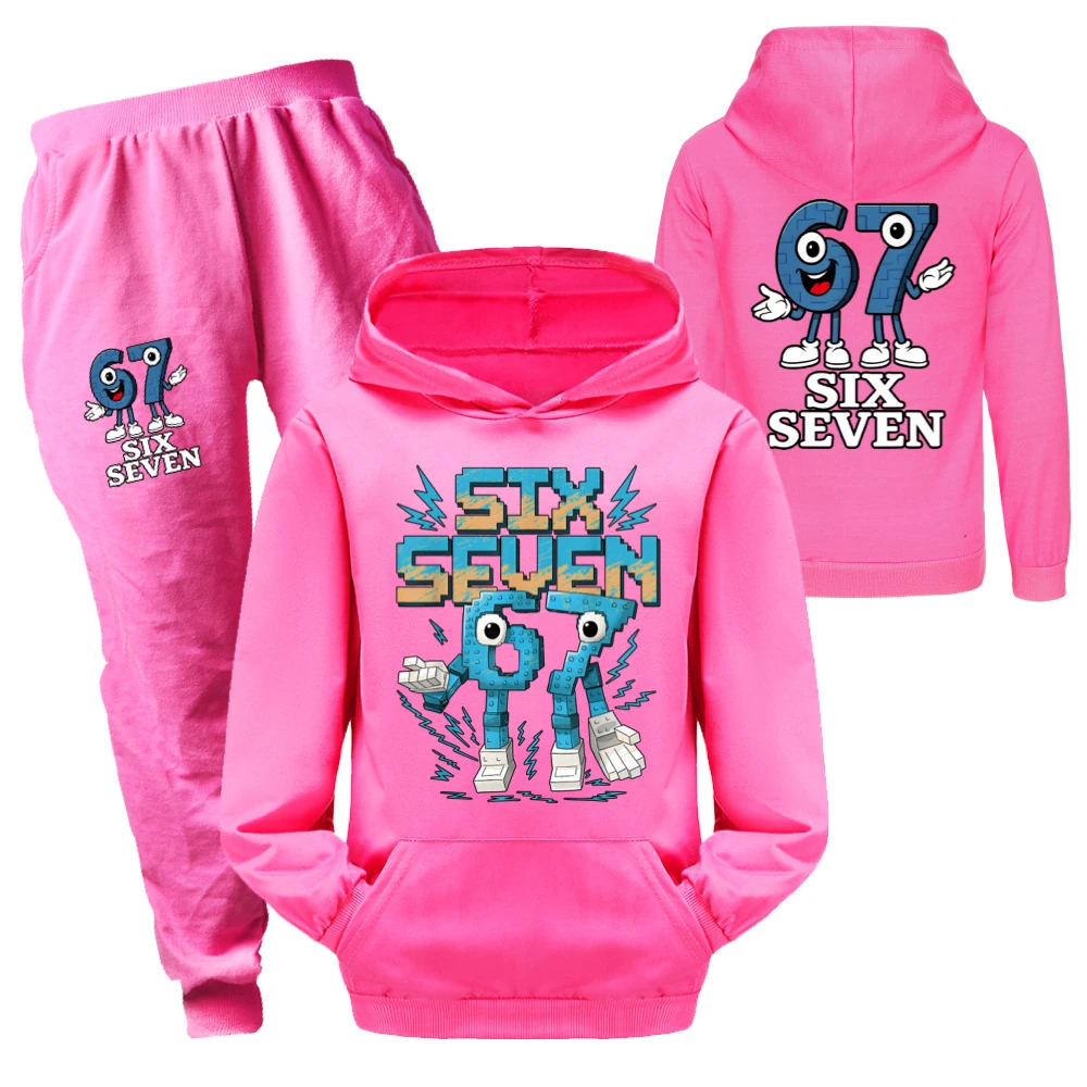 Two-Sided Graphic Tee & Hoodie Collection — 5196, Style 43 · Set · Rose