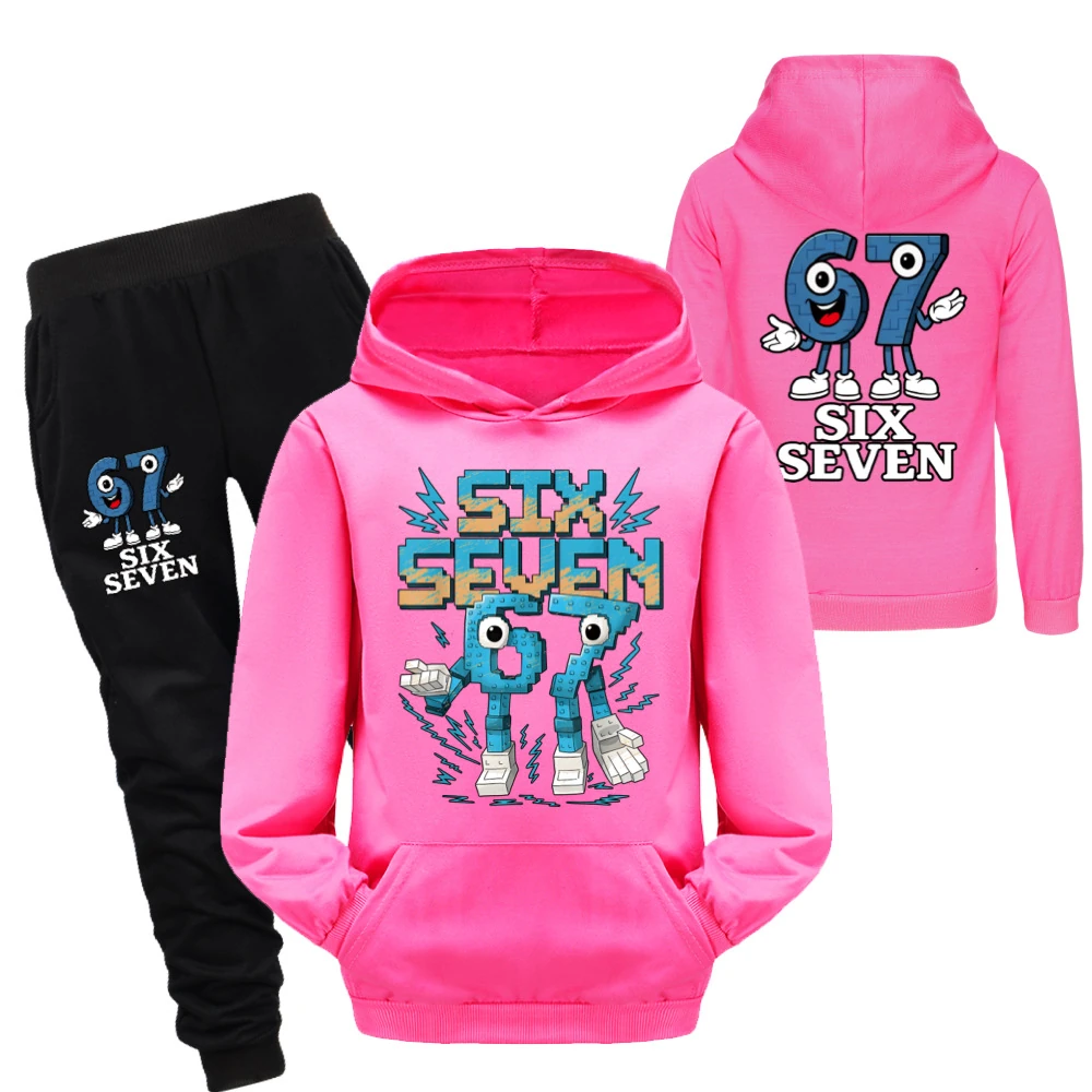 Two-Sided Graphic Tee & Hoodie Collection — 5196, Style 46 · Set · Rose