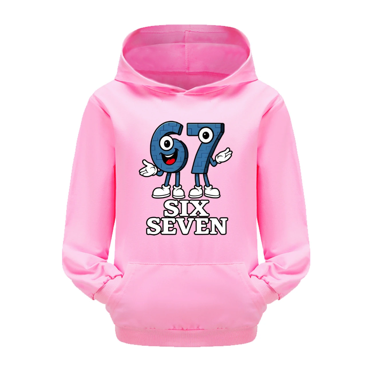 Graphic Hoodie & Jogger Set — 5196 A, Style 02 · Pink