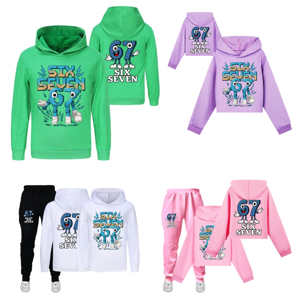 Two-Sided Graphic Sweatshirt Set — 5196, clean product view