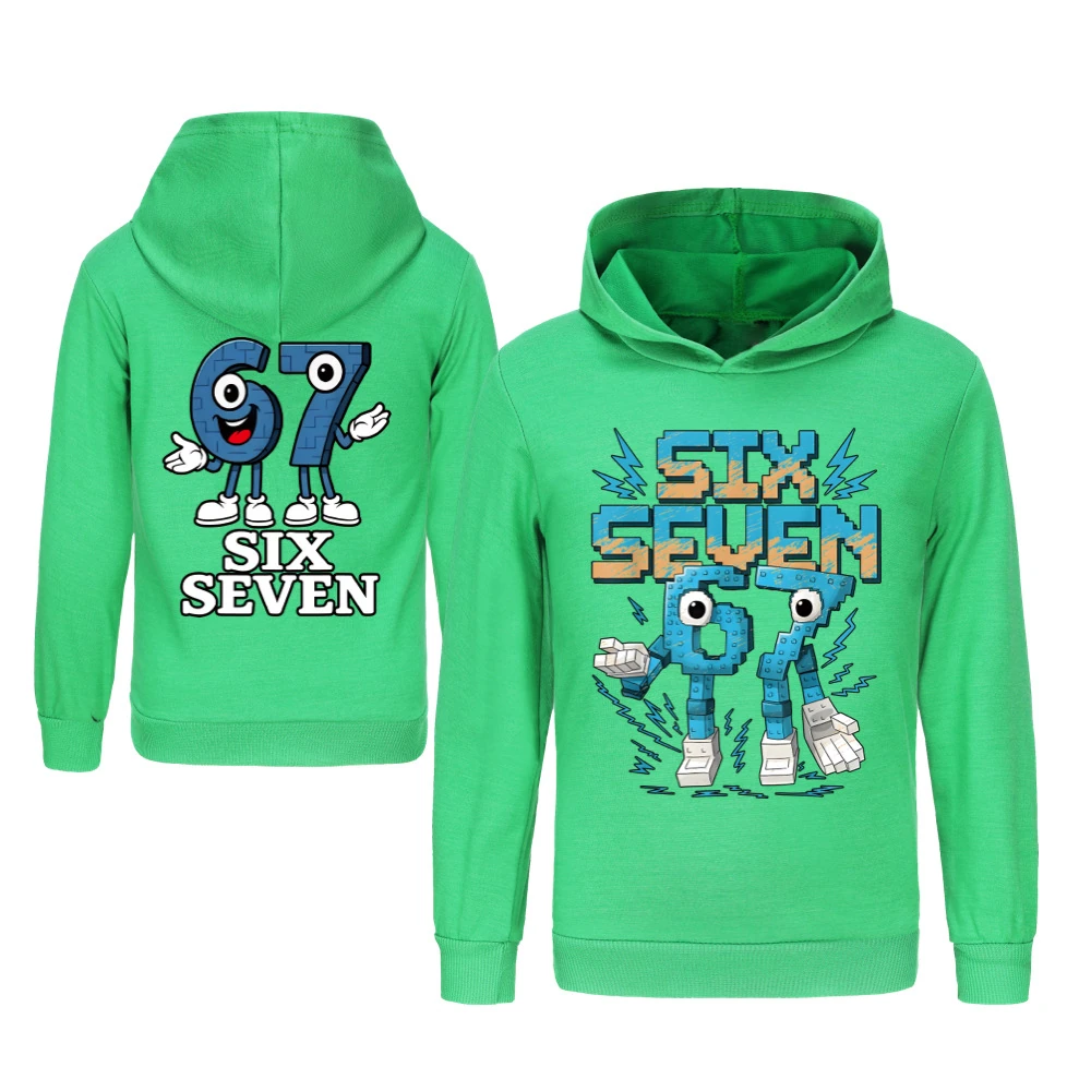 Two-Sided Graphic Sweatshirt Set — 5196, Style 07 · Green