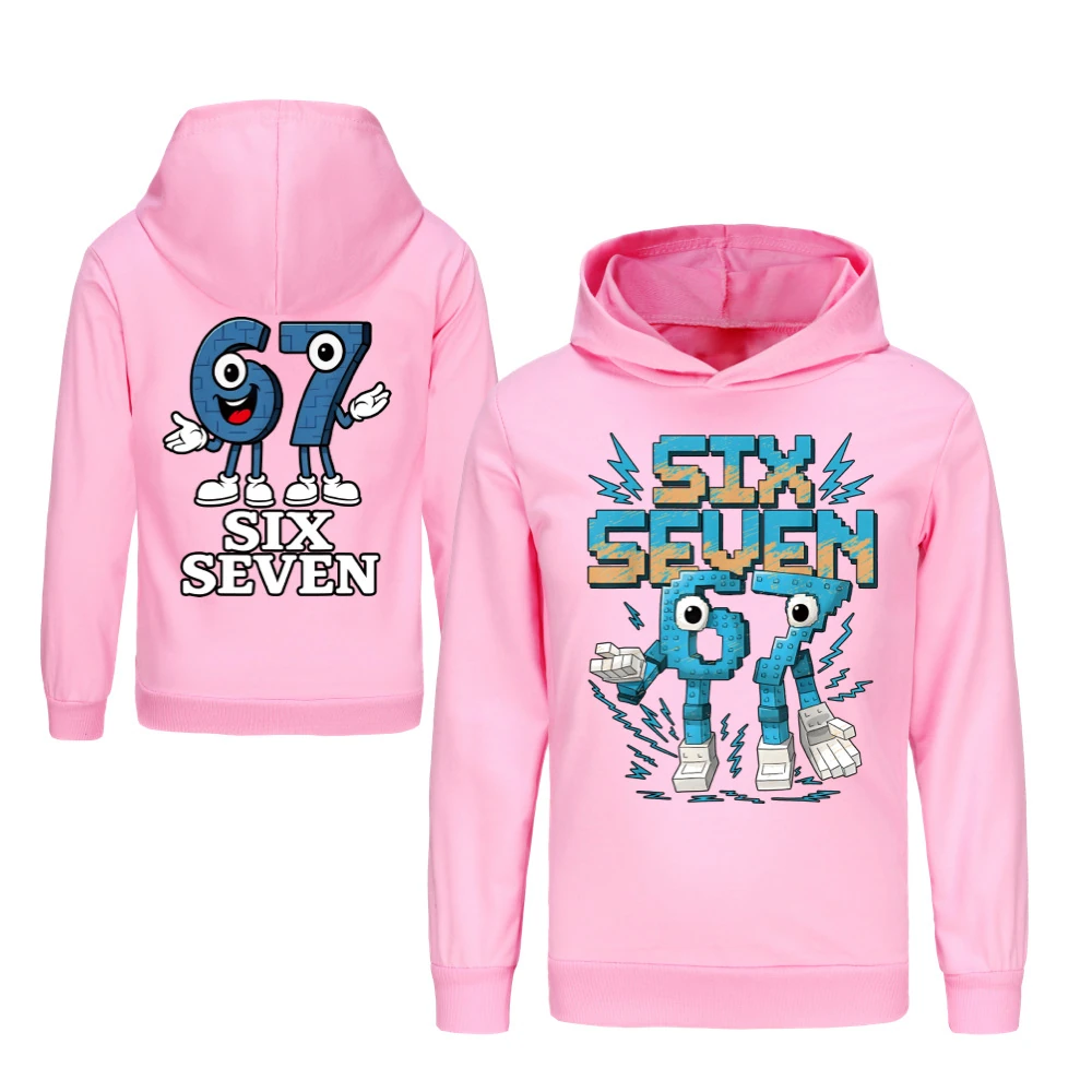Two-Sided Graphic Sweatshirt Set — 5196, Style 09 · Pink