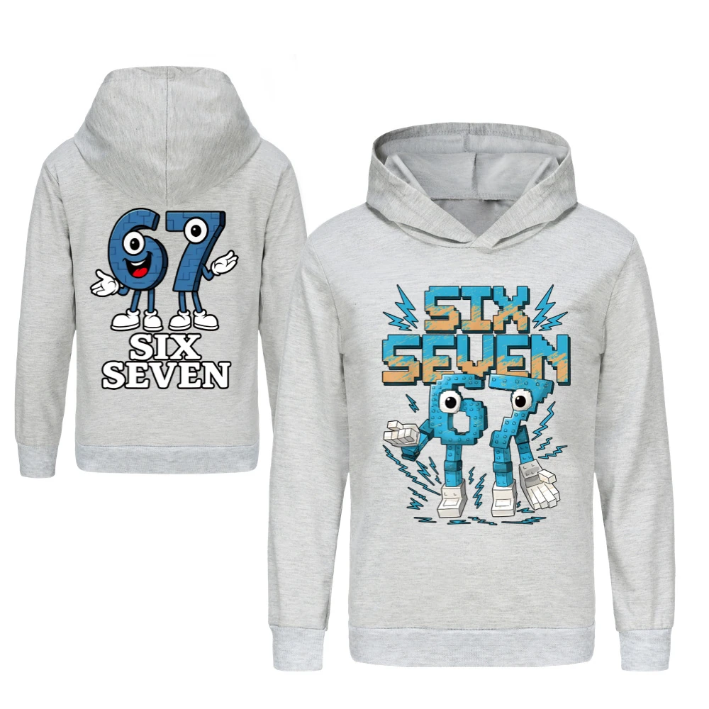 Two-Sided Graphic Sweatshirt Set — 5196, Style 13 · Grey