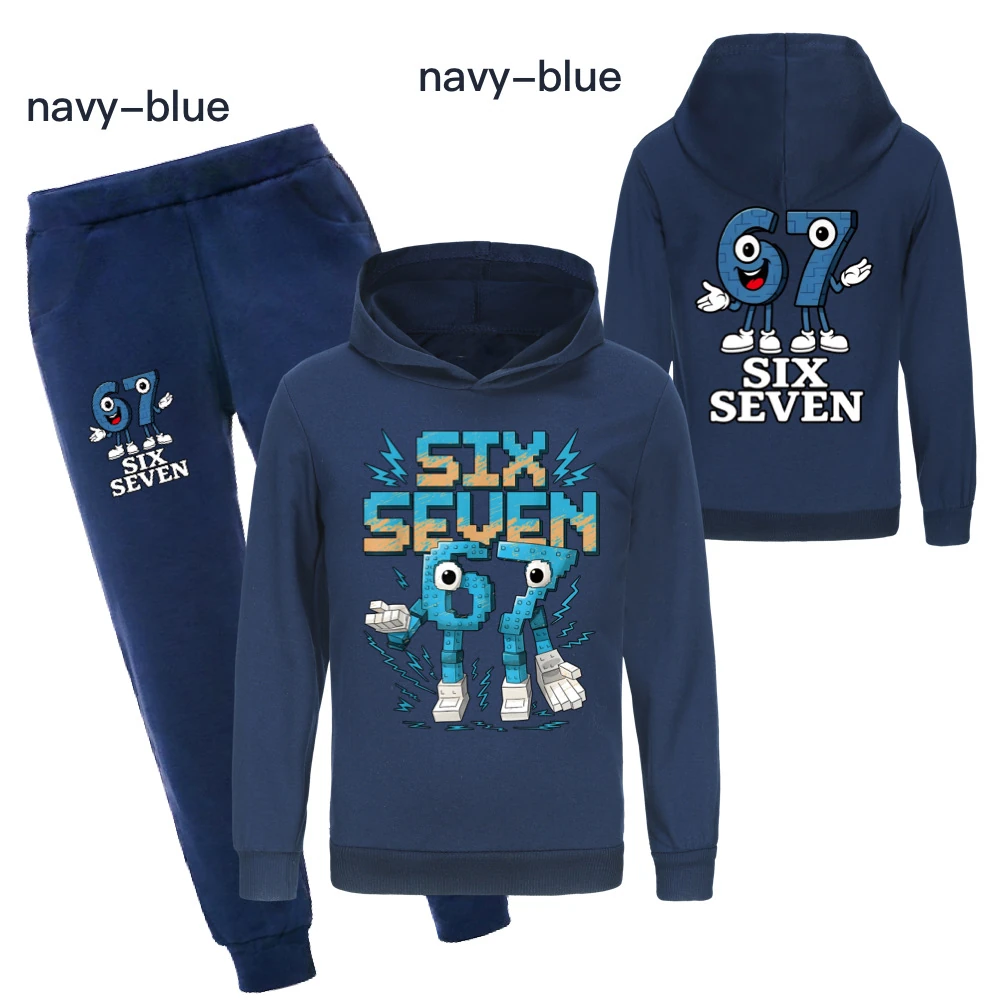 Two-Sided Graphic Sweatshirt Set — 5196, Style 16 · Set · Royal Blue