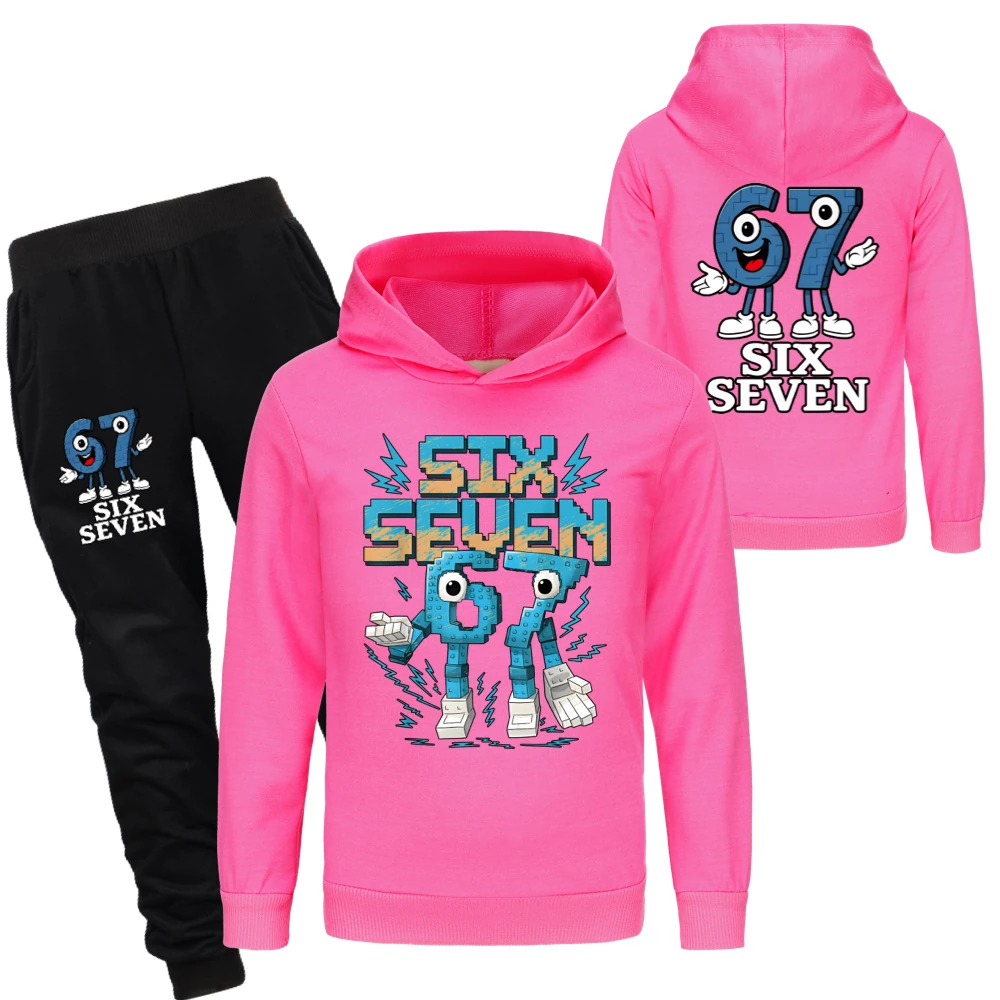 Two-Sided Graphic Sweatshirt Set — 5196, Style 20 · Set · Rose