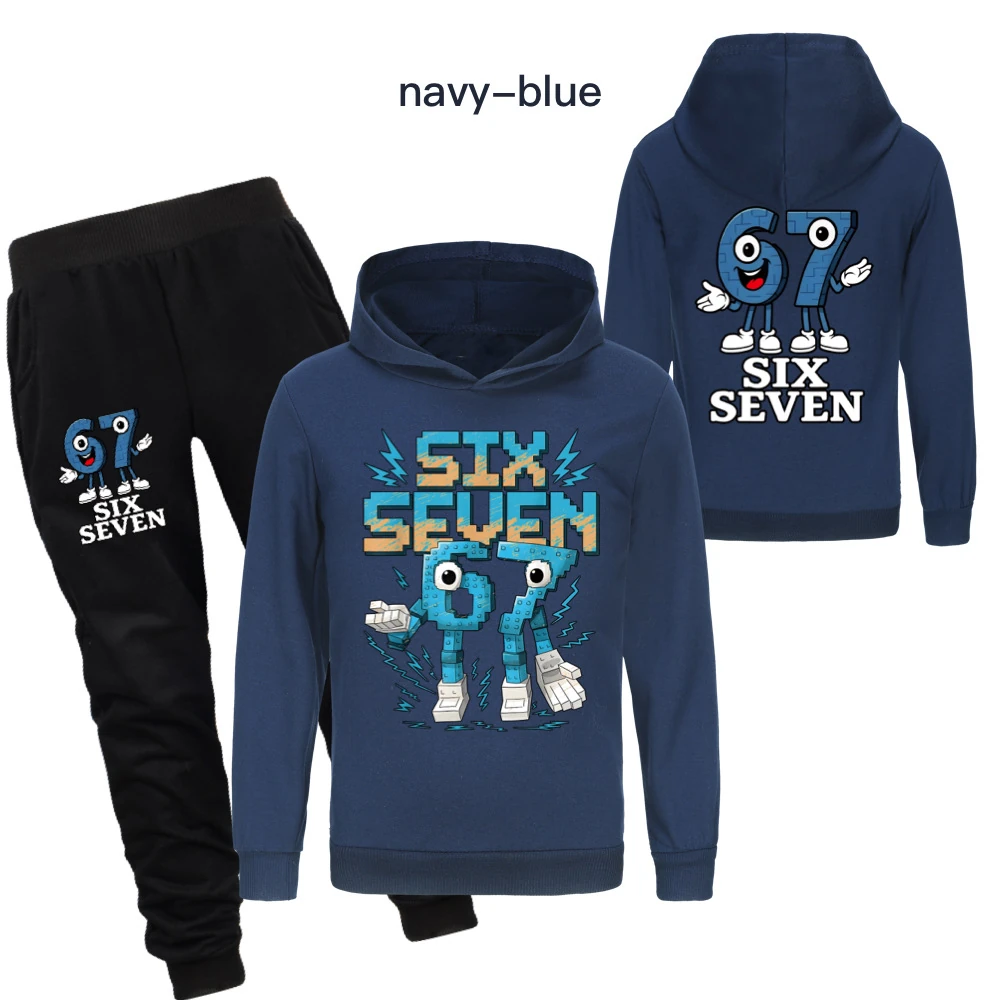 Two-Sided Graphic Sweatshirt Set — 5196, Style 23 · Set · Royal Blue