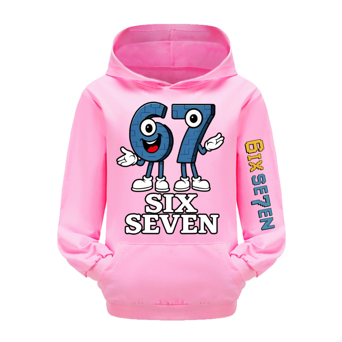 Graphic Hoodie Active Set — 5196, Style 01 · Pink