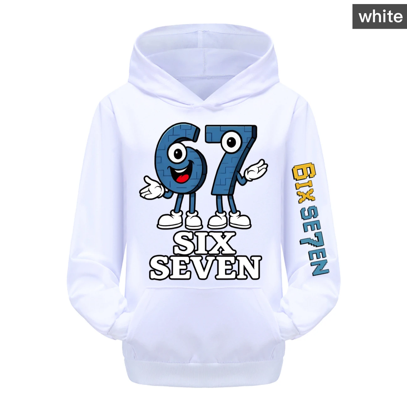 Graphic Hoodie Active Set — 5196, Style 05 · White