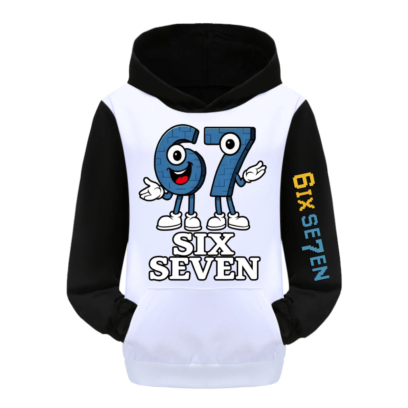 Graphic Hoodie Active Set — 5196, Style 07 · Black