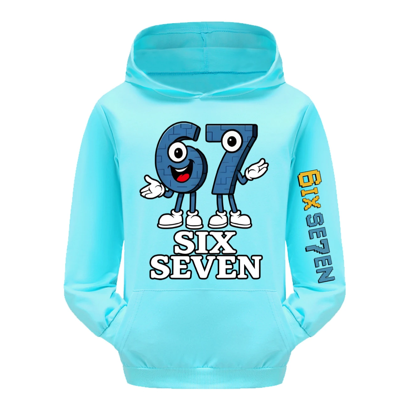 Graphic Hoodie Active Set — 5196, Style 12 · Light Blue