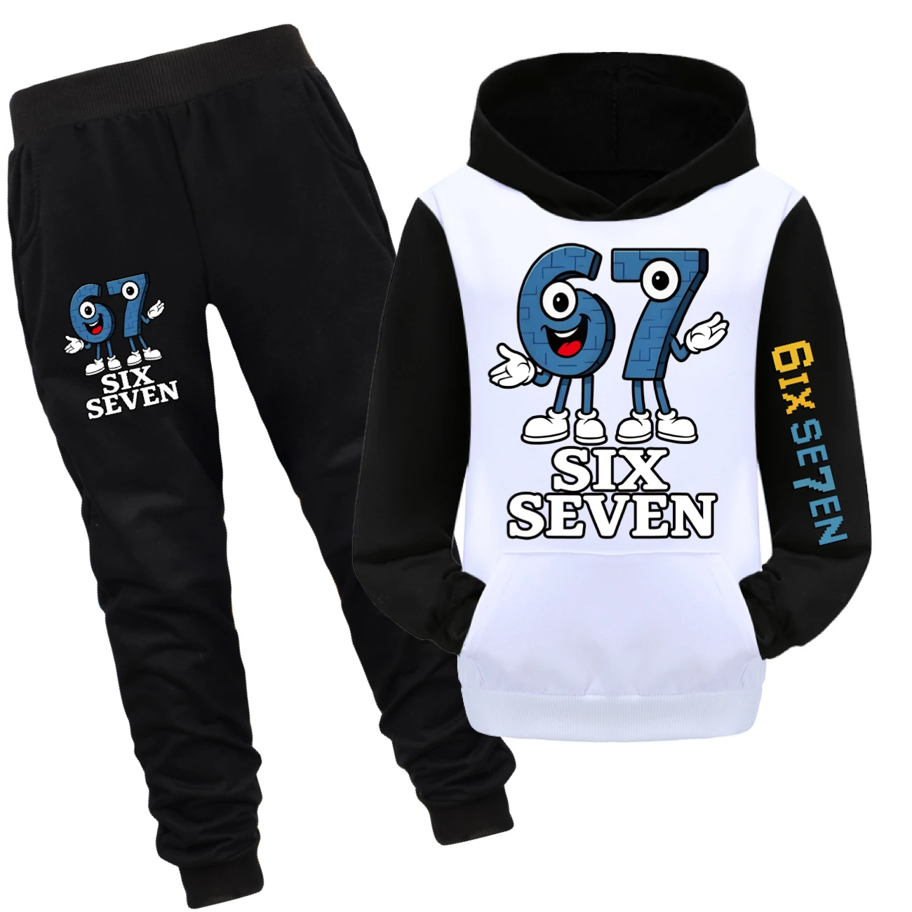 Graphic Hoodie Active Set — 5196, Style 31 · Set · Black
