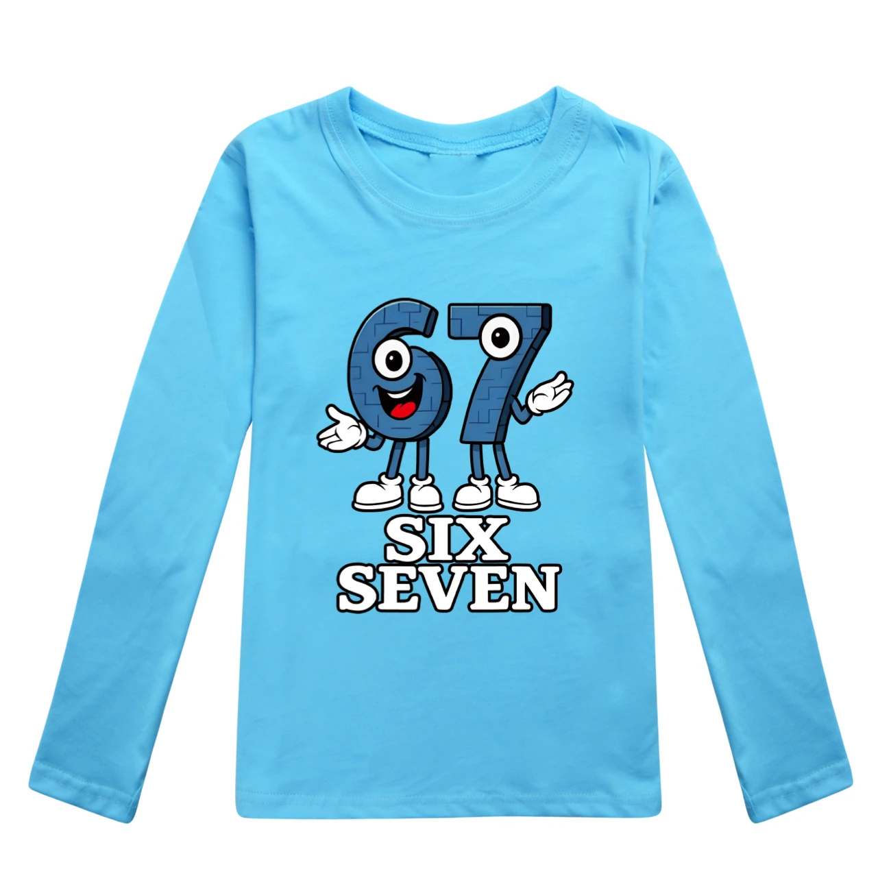 Long-Sleeve Tee Play Set — 5196, Style 04 · Light Blue