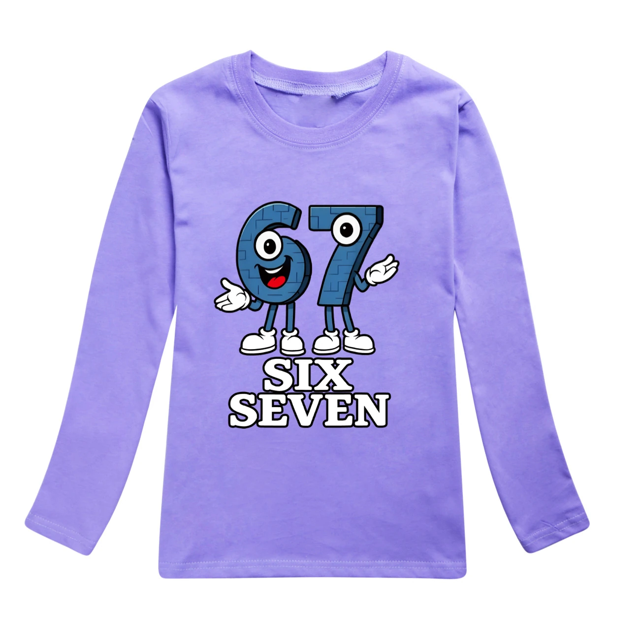 Long-Sleeve Tee Play Set — 5196, Style 06 · Purple