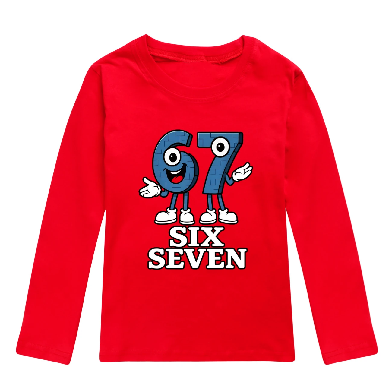 Long-Sleeve Tee Play Set — 5196, Style 07 · Red