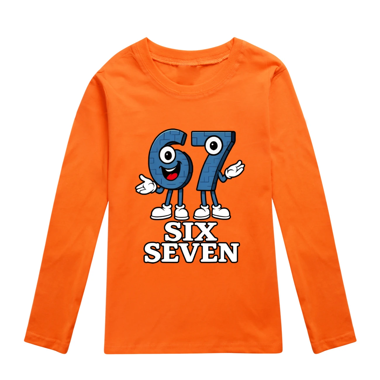 Long-Sleeve Tee Play Set — 5196, Style 09 · Orange
