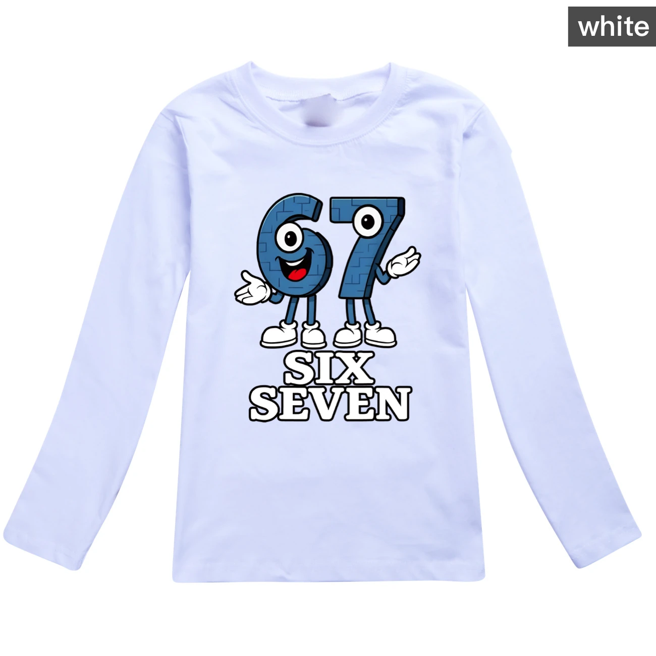 Long-Sleeve Tee Play Set — 5196, Style 10 · White