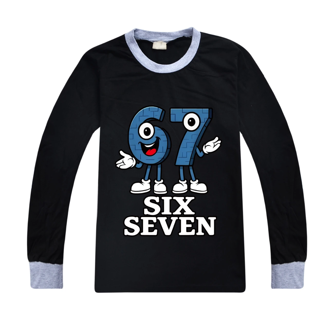 Long-Sleeve Tee Play Set — 5196, Style 13 · Black