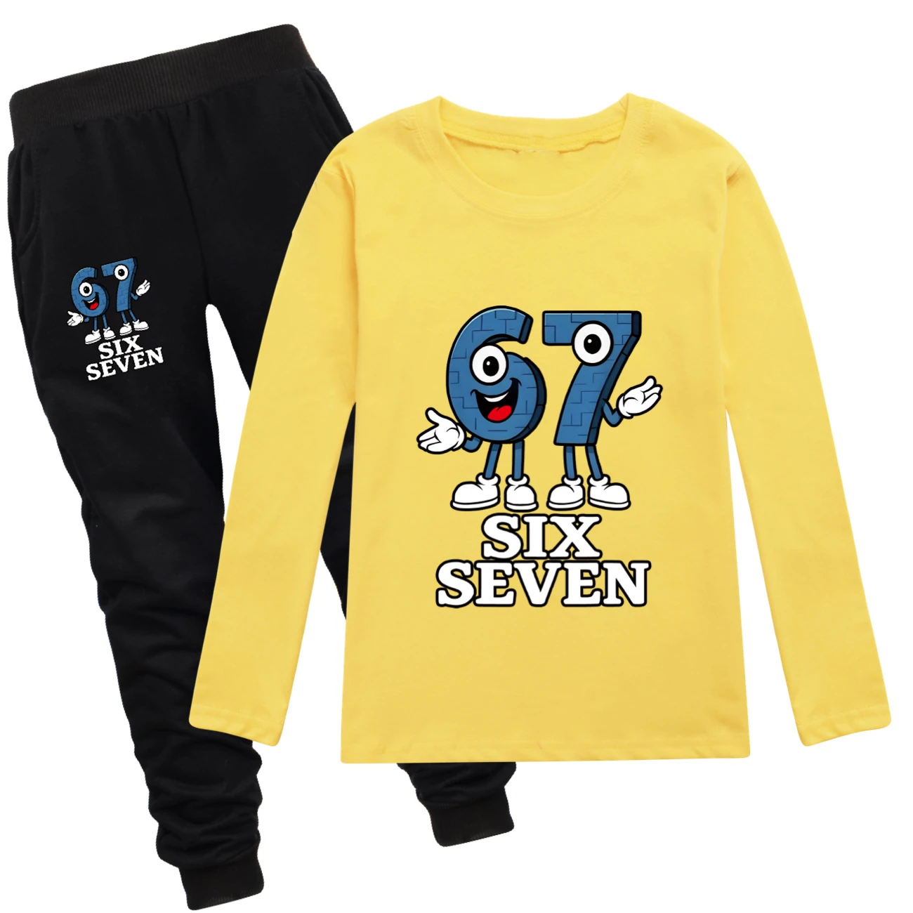 Long-Sleeve Tee Play Set — 5196, Style 17 · Yellow