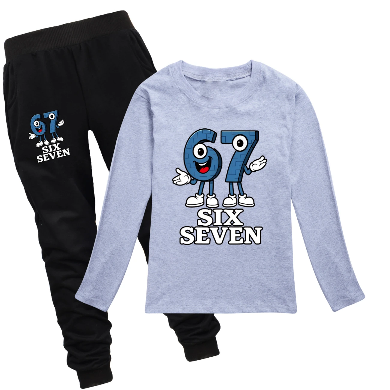 Long-Sleeve Tee Play Set — 5196, Style 20 · Grey