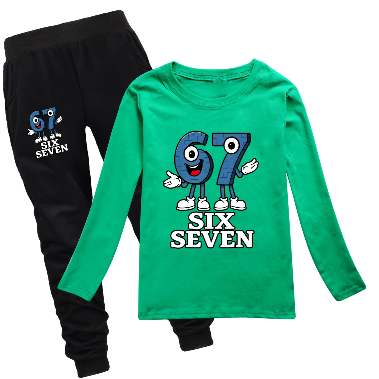 Long-Sleeve Tee Play Set — 5196, Style 21 · Green