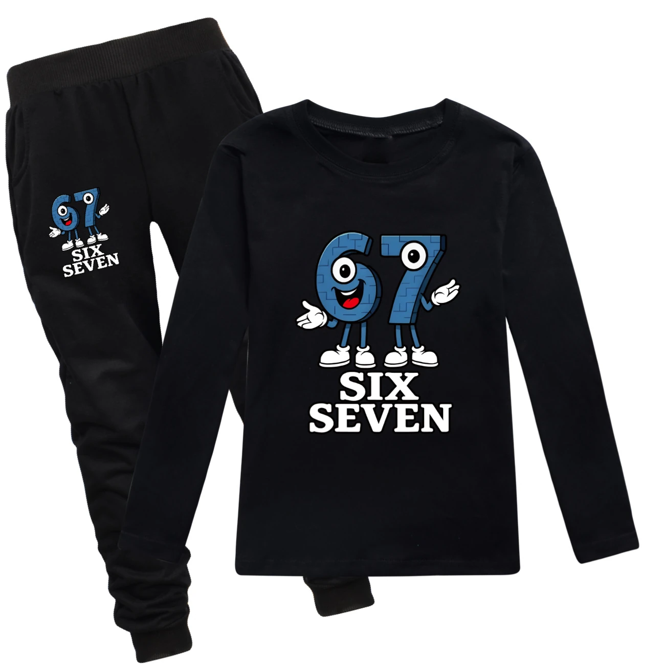Long-Sleeve Tee Play Set — 5196, Style 22 · Black
