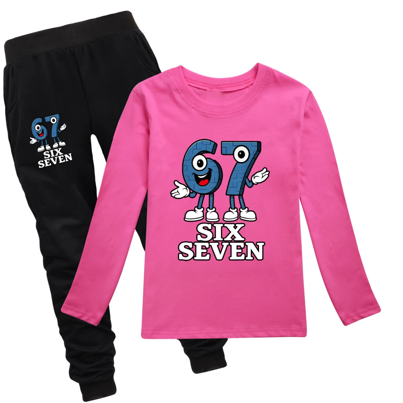 Long-Sleeve Tee Play Set — 5196, Style 26 · Rose