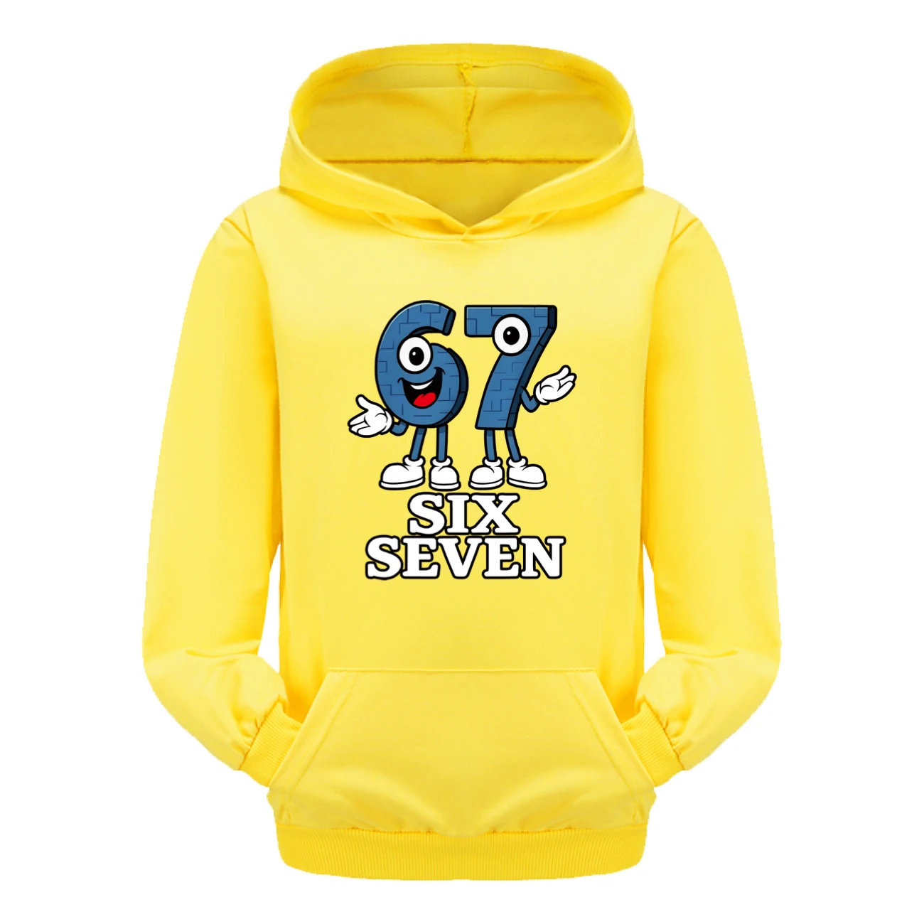 Graphic Hoodie & Jogger Set — 5196 B, Style 03 · Yellow