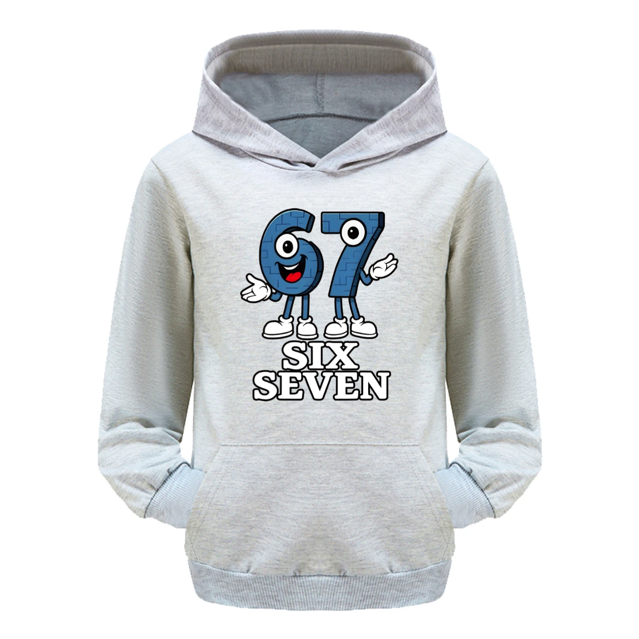 Graphic Hoodie & Jogger Set — 5196 B, Style 06 · Grey