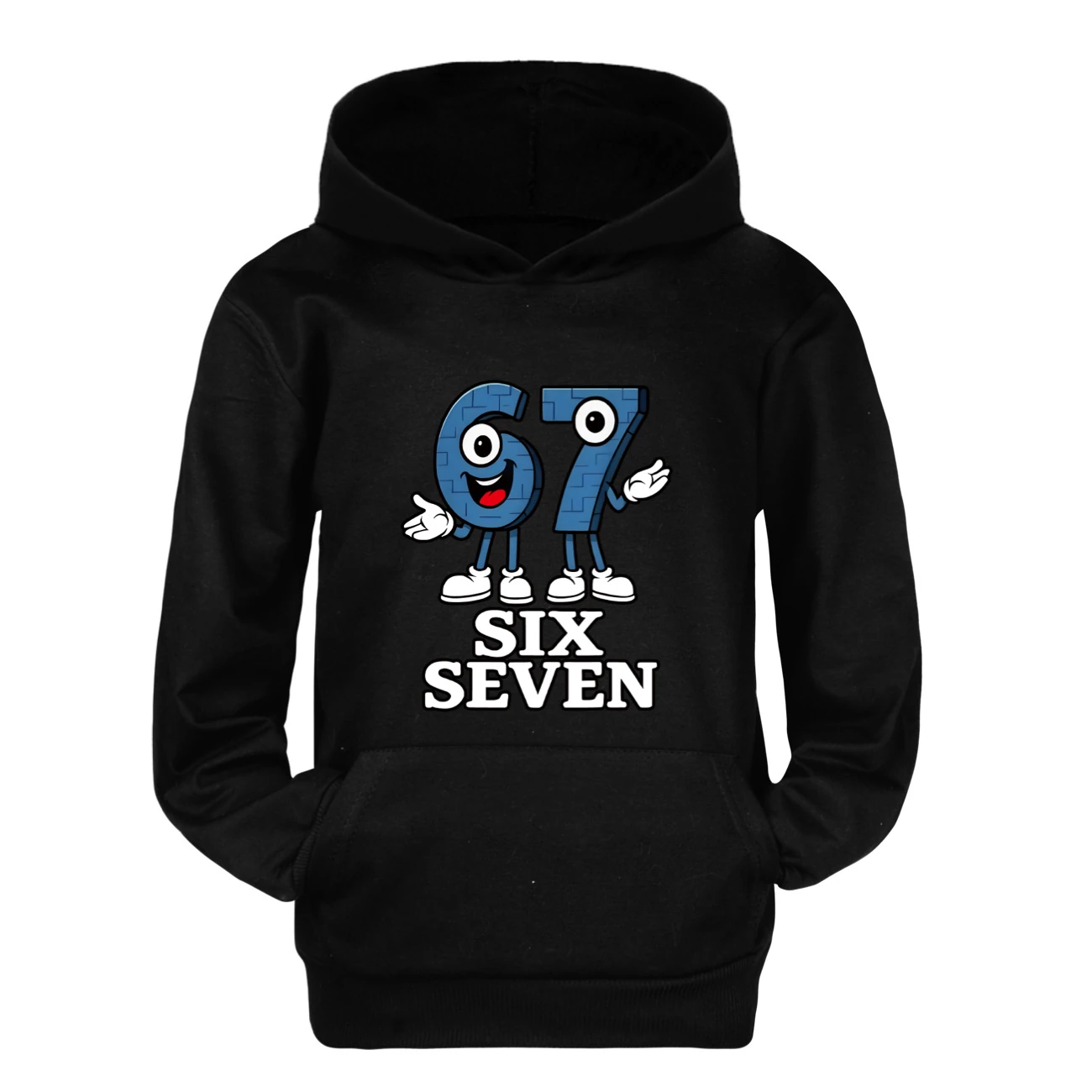 Graphic Hoodie & Jogger Set — 5196 B, Style 08 · Black