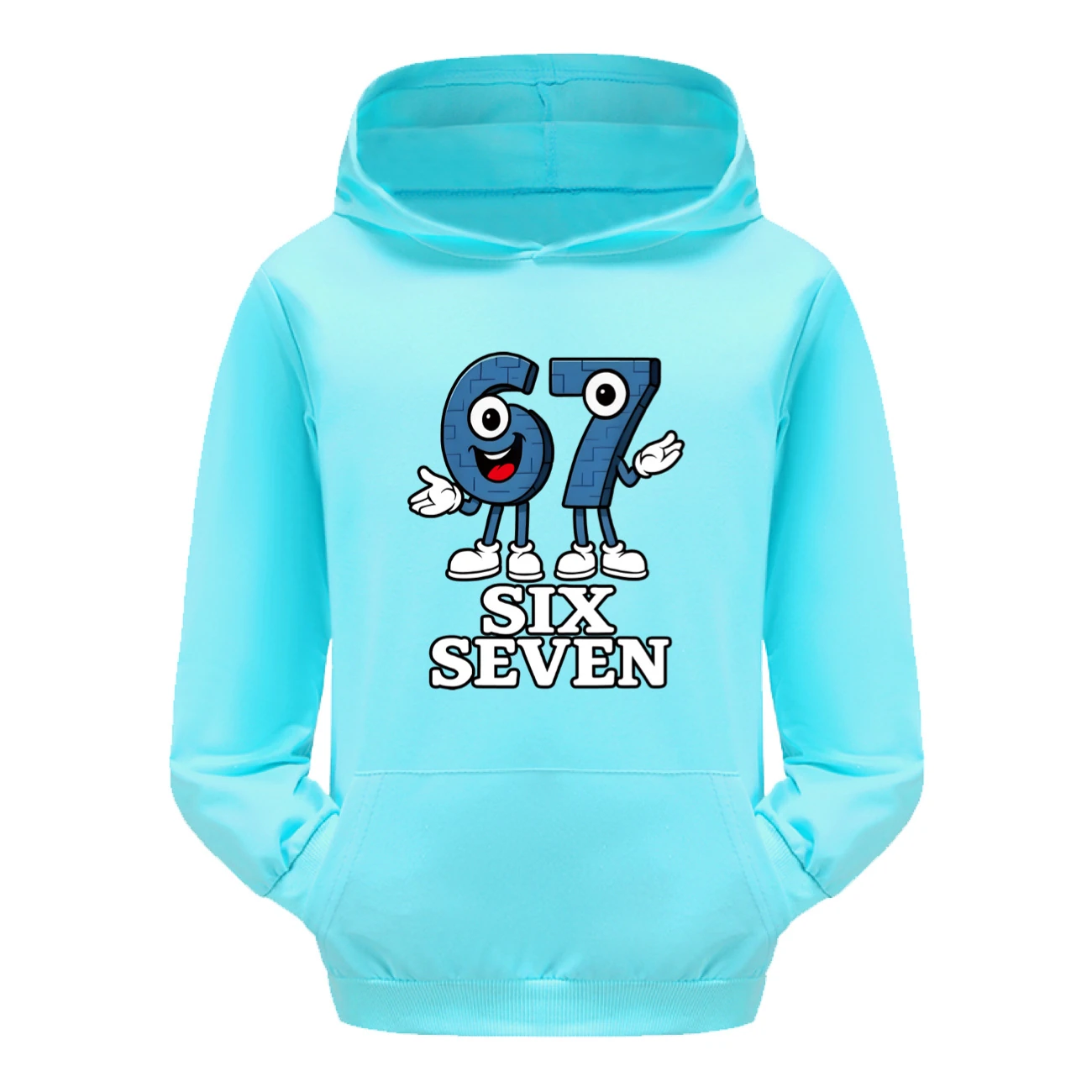 Graphic Hoodie & Jogger Set — 5196 B, Style 09 · Light Blue