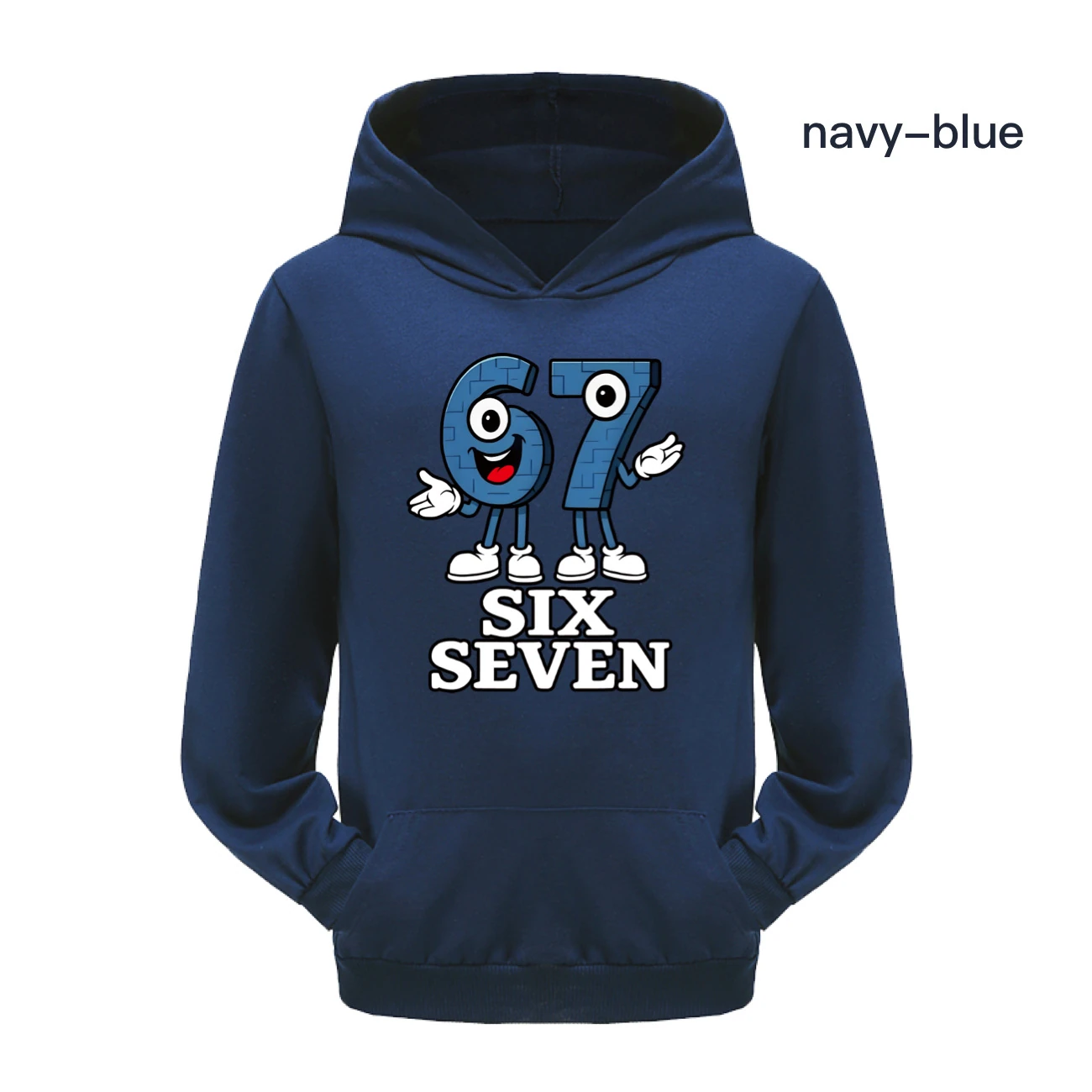 Graphic Hoodie & Jogger Set — 5196 B, Style 10 · Navy