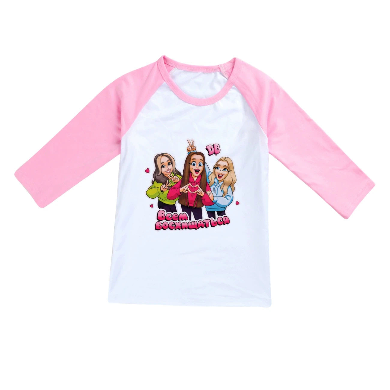 Everyday Long & Short Sleeve Tee — 5639 Edition, Style 38 · Short Sleeve · Pink