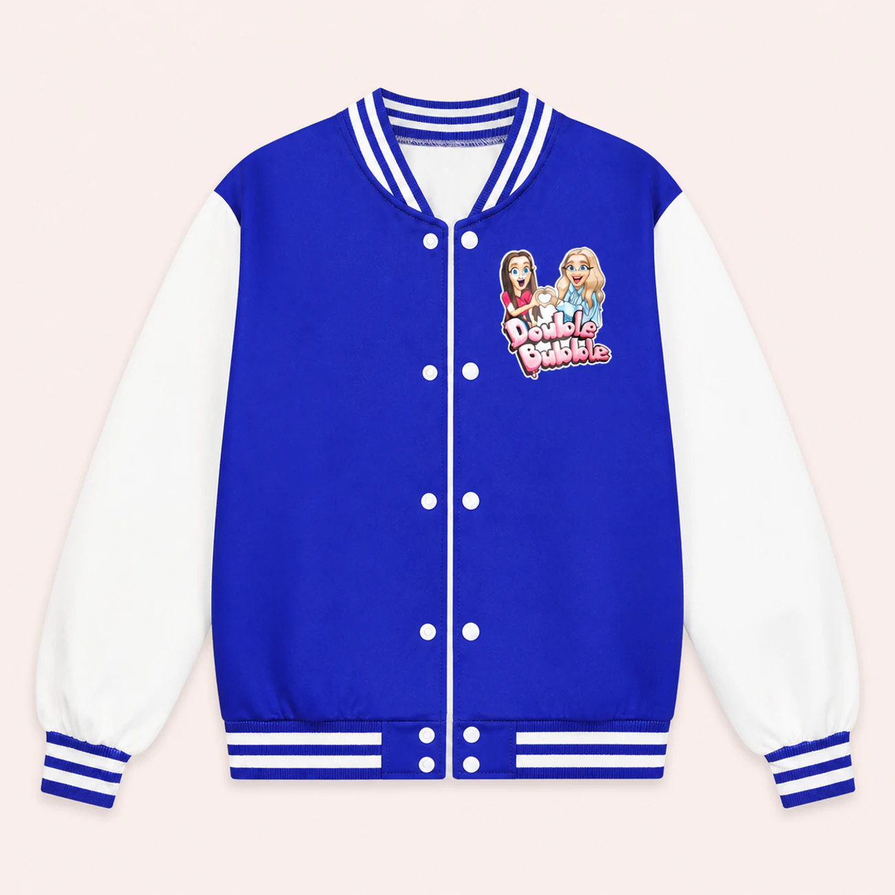 Cropped Graphic Varsity Jacket & Jogger Set — 5639 Edition product view