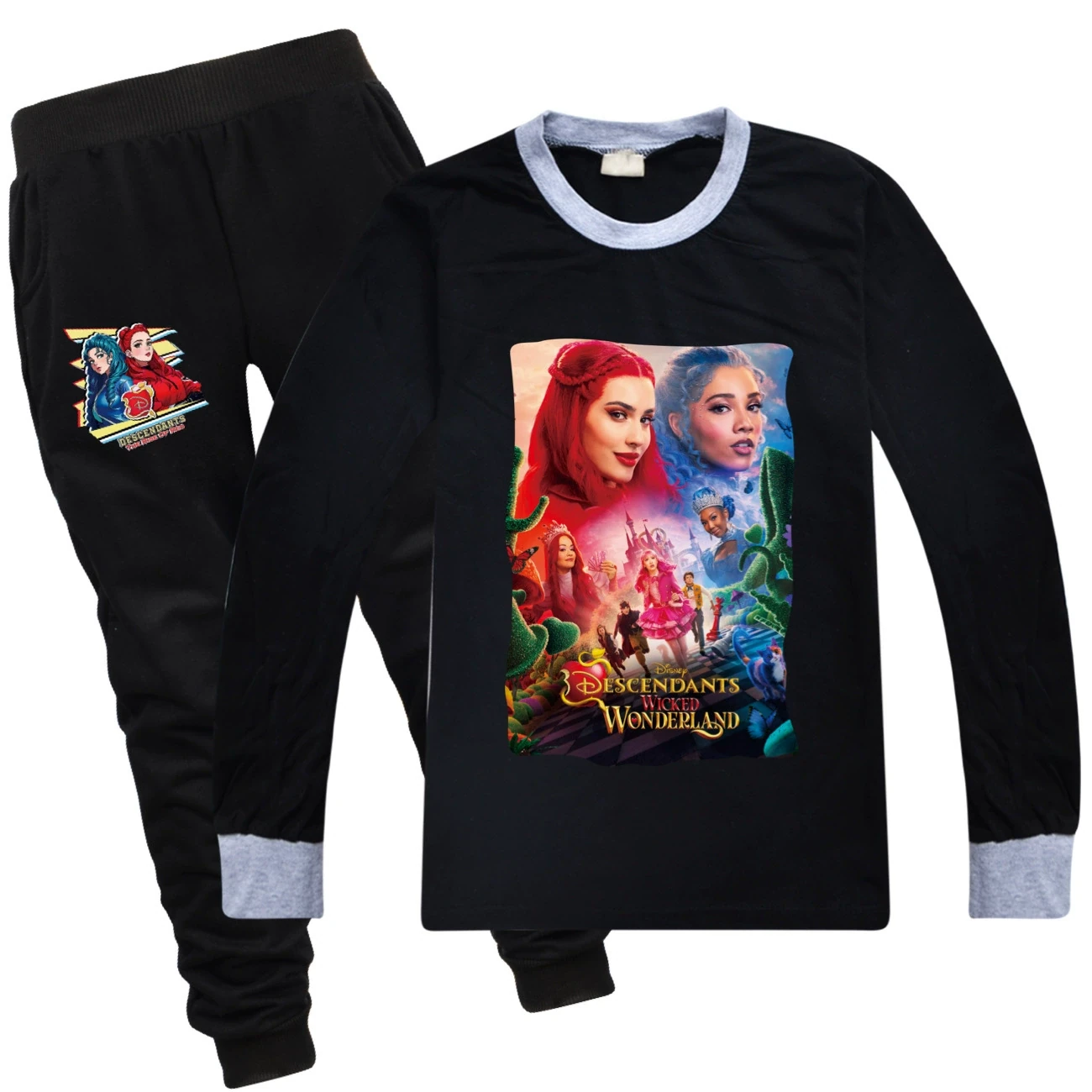 Long-Sleeve Play Set — 5795 Edition, Style 15 · with Black Pants · Black