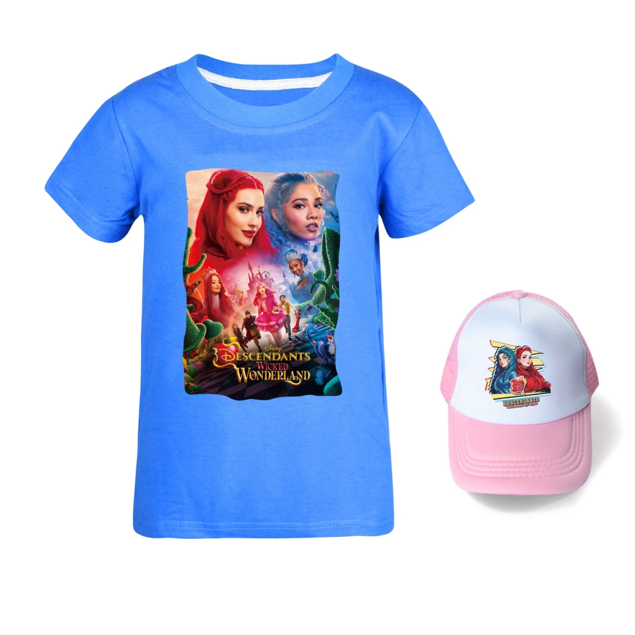 Graphic Tee & Sun Hat Set — 5795 Edition, Style 10 · Deep Blue